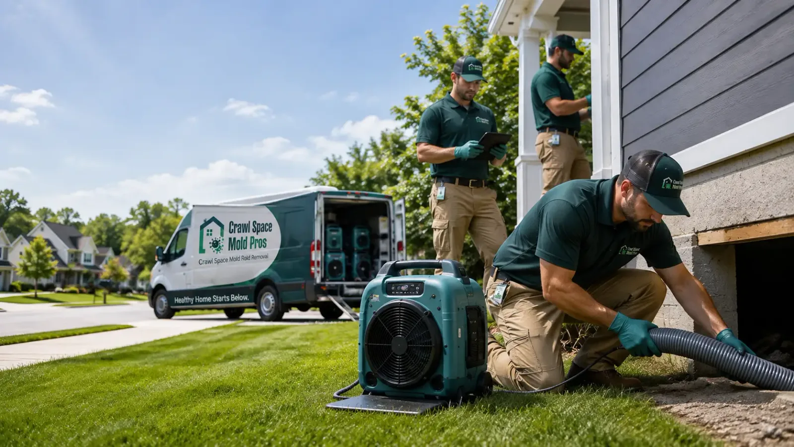 Crawl Space Mold Removal in Edinboro, PA